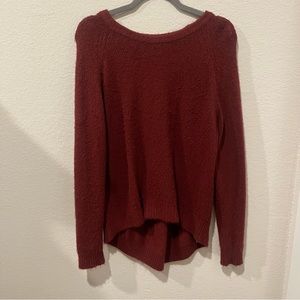 Olivaceous Maroon Soft Sweater - M